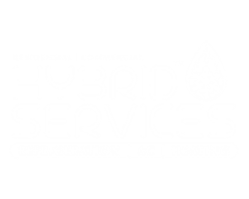 Hybrid Services White Logo